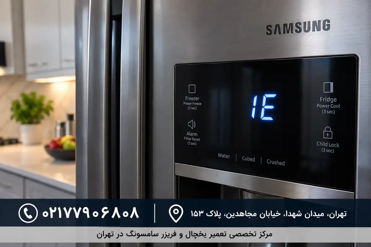ارورهای یخچال سامسونگ و نمایش کد خطا روی صفحه نمایش